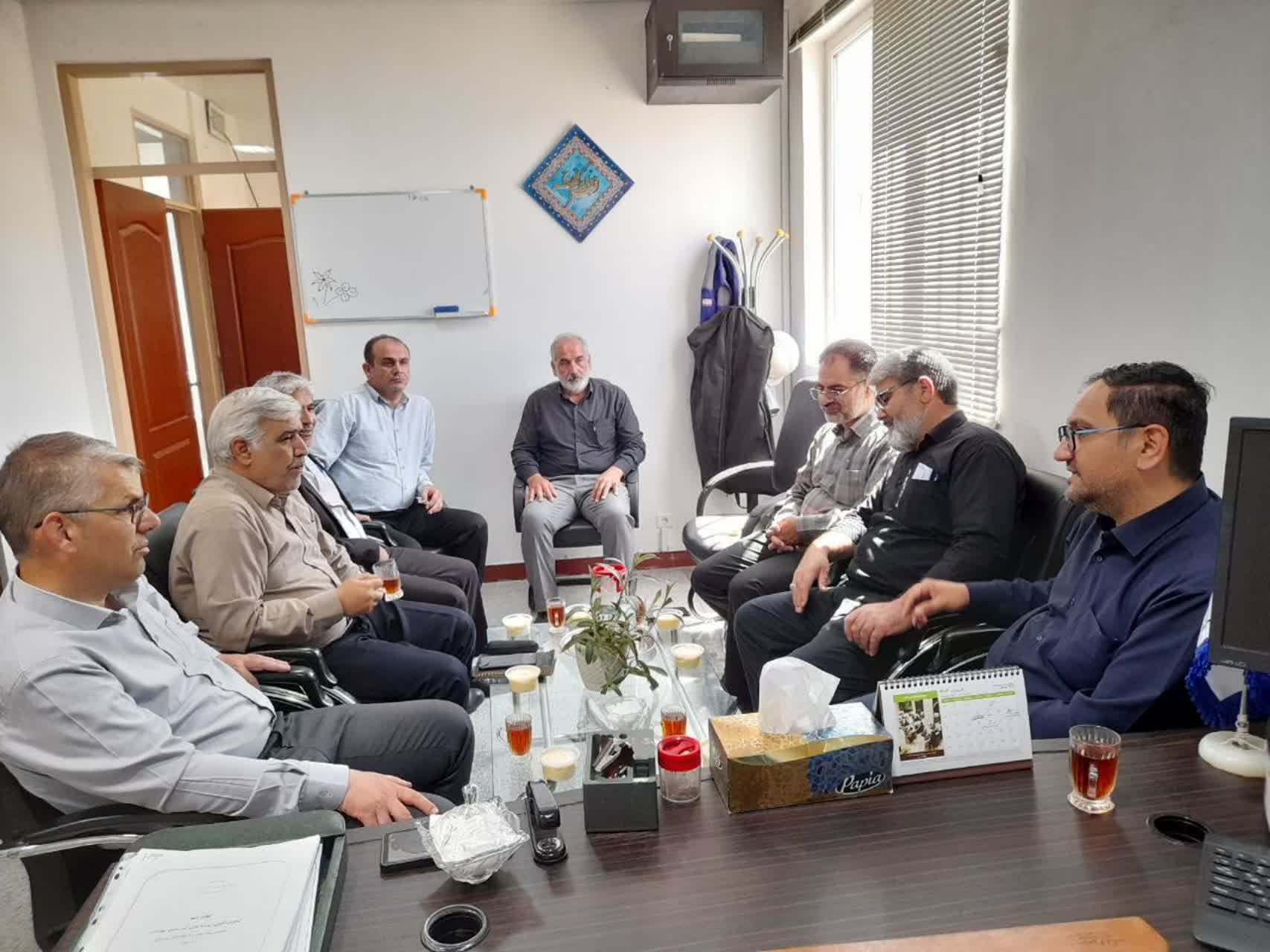 دیدار مدیرعامل شرکت آب و فاضلاب استان مرکزی با فرماندار خنداب