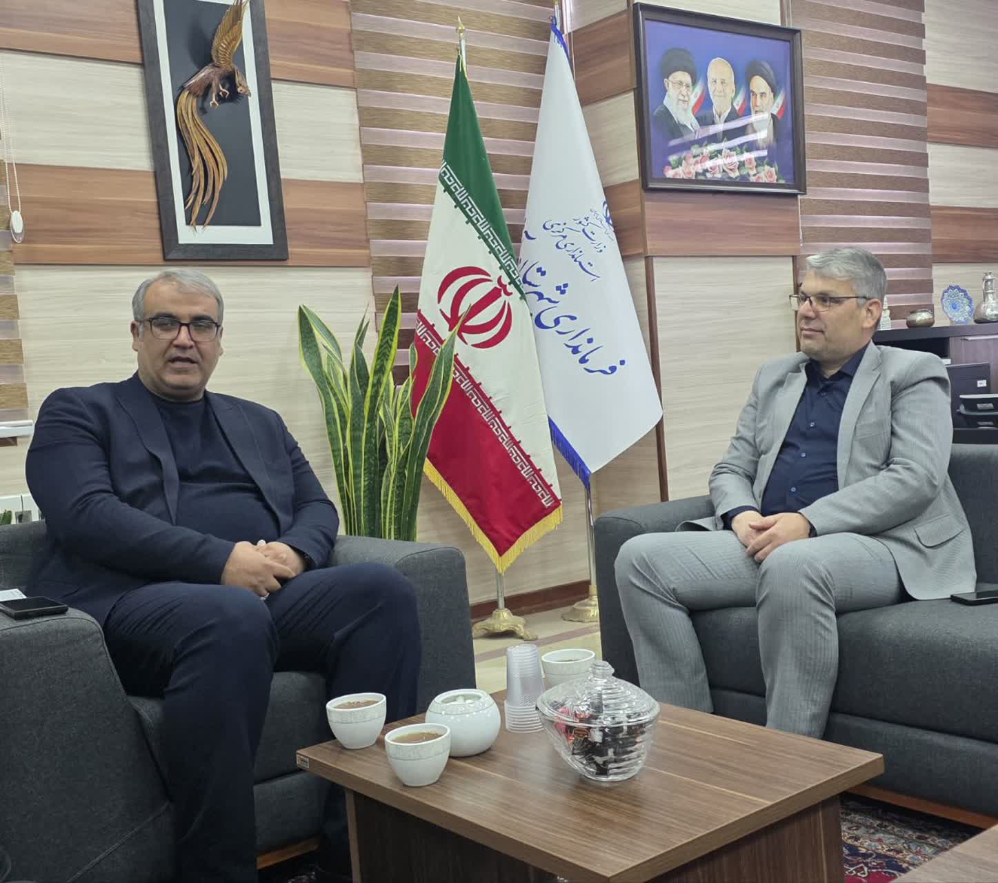 در دیدار مدیرعامل شرکت آب و فاضلاب استان مرکزی با فرماندار آشتیان در مورد تکمیل اجرای شبکه فاضلاب این شهر گفتگو شد