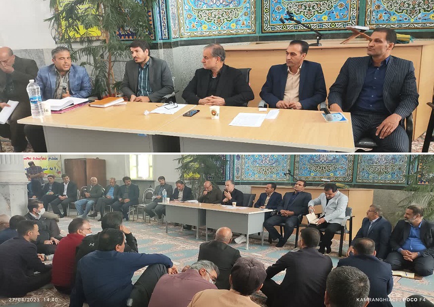 برگزاری ملاقات مردمی در شهر هندودر با حضور نماینده مجلس و مدیر امور آب و فاضلاب شهرستان شازند