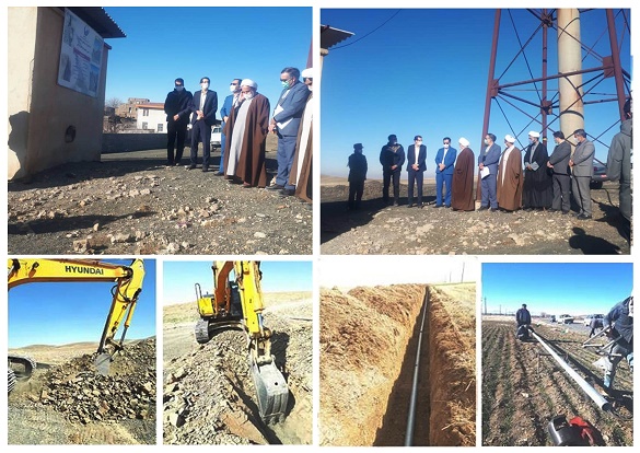 پروژه آبرساني به روستاي راستگردان شهرستان كميجان به بهره برداري رسيد