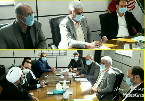 بررسی مسایل حوزه آب و فاضلاب شهرستان دلیجان با حضور مدیرعامل شرکت آب و فاضلاب استان مرکزی