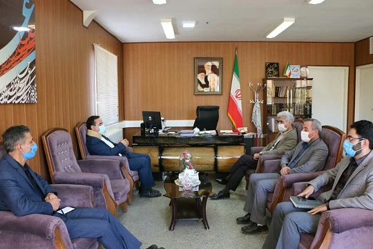 ديدار مديرعامل شركت آب و فاضلاب استان مركزي با فرماندار شهرستان تفرش