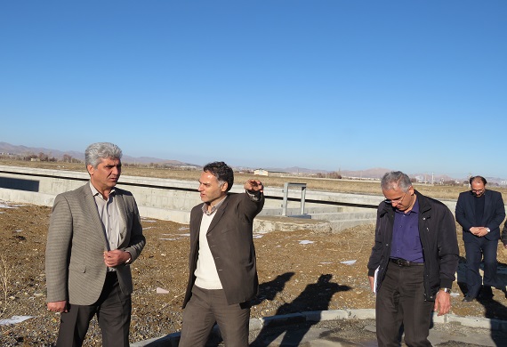 بازدید سرپرست شرکت آب وفاضلاب استان مرکزی از خط انتقال وتصفیه خانه   فاضلاب شهرهای  شازندو آستانه
