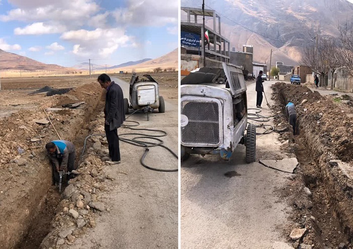 شبکه توزیع آب شرب روستای خرم آباد اراک توسعه و بازسازی شد