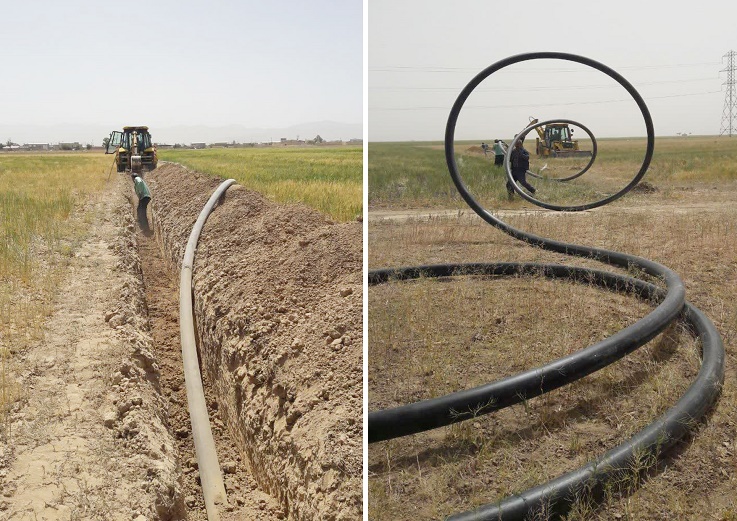 مشکل کمی و کیفی آب در روستای ایبک آباد اراک ، برطرف شد