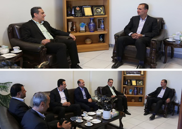 دیدار مدیر کل سرپرستی بانک صادرات با مدیر عامل شرکت آب و فاضلاب