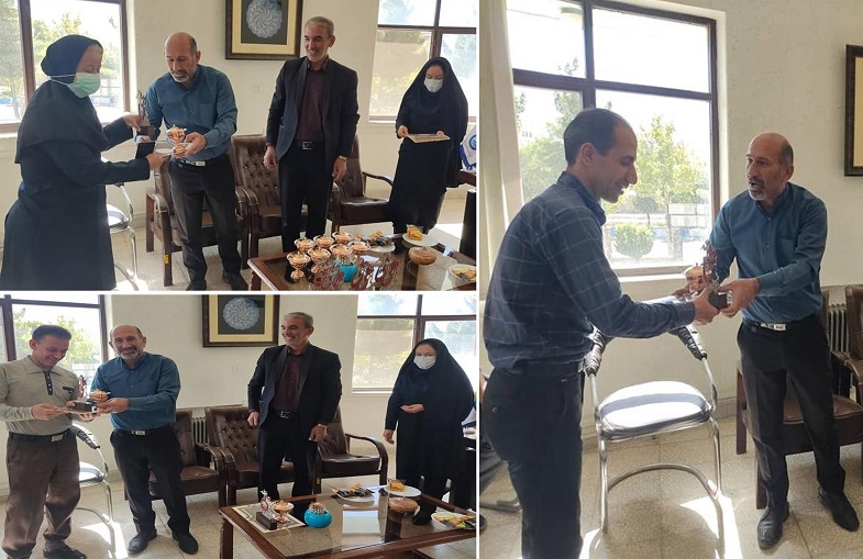 تقدیر رئیس اداره کمیته امداد تفرش از پرسنل امور آب و فاضلاب این شهرستان
