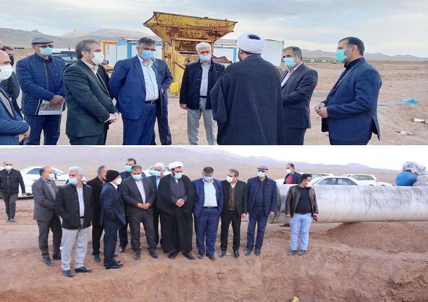 بازدید مدیرعامل شرکت مهندسی آبفای کشور و رئیس کمیسیون کشاورزی، آب و منابع طبیعی مجلس شورای اسلامی از طرح انتقال آب سدکوچری به ساوه