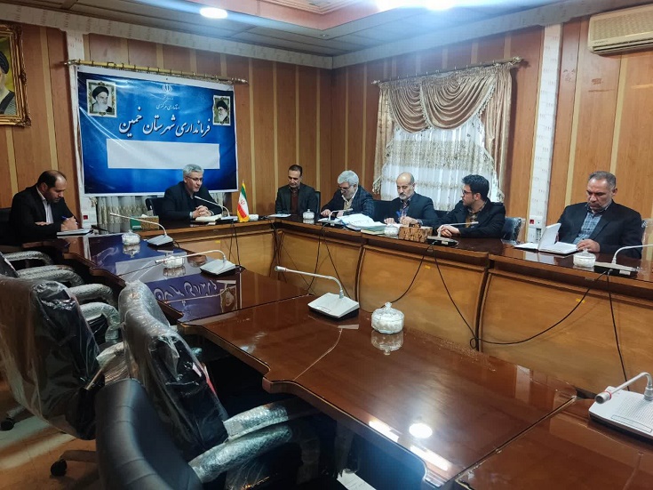 دیدار مدیرعامل آب و فاضلاب استان مرکزی با فرماندار خمین