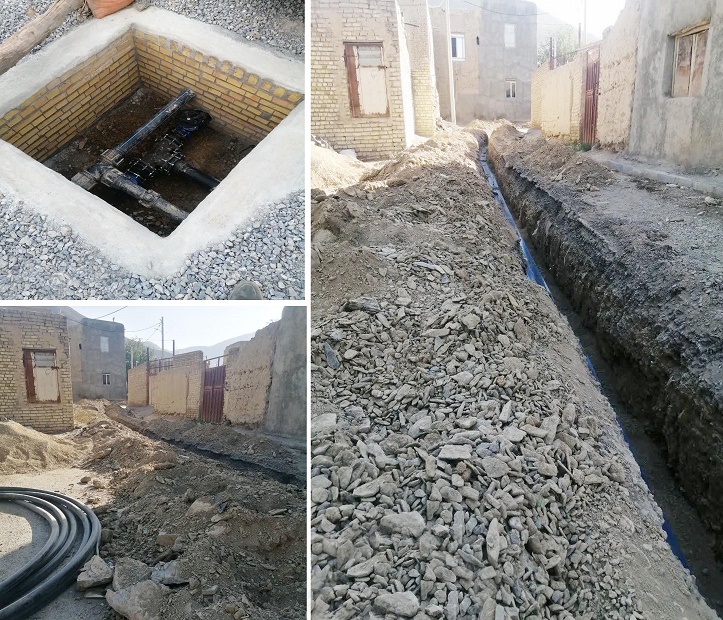 اصلاح و نوسازی شبکه توزیع آب روستای داین شهرستان اراک