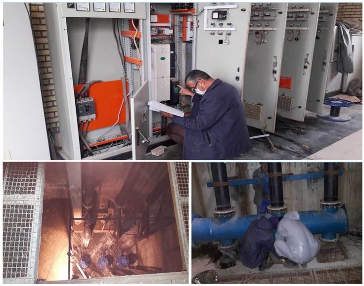 اجراي پروژه مهندسي مجدد در تاسيسات تصفيه خانه فاضلاب دليجان