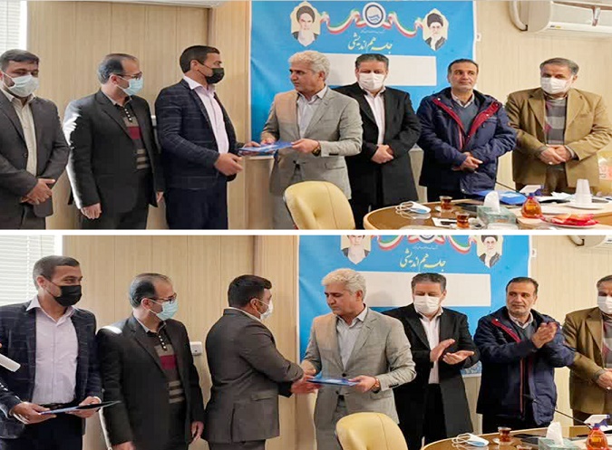 تقدير از دو پرسنل پاكدست و وظيفه شناس امور آب و فاضلاب شهرستان زرنديه