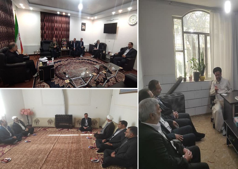 مدیرعامل شرکت آب و فاضلاب استان مرکزی با نماینده مجلس و امام جمعه شهرستان شازند دیدار کرد