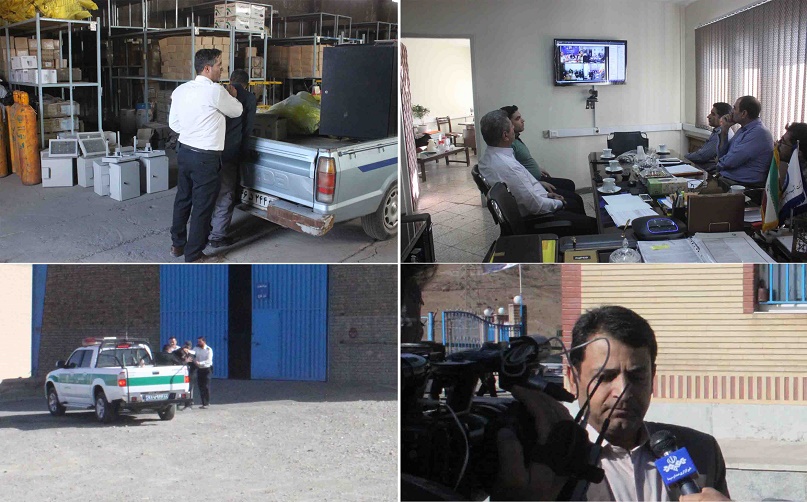 چهارمین مانور "دفاع از مقر" در شرکت آب و فاضلاب استان مرکزی برگزار شد