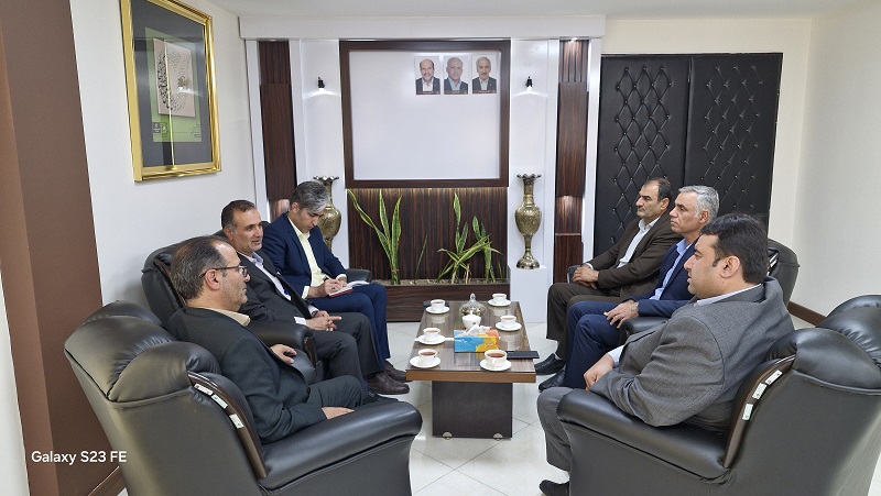 دیدار مدیرعامل شرکت آب و فاضلاب استان مرکزی با مدیر شعب بانک قرض الحسنه مهر ایران در استان مرکزی