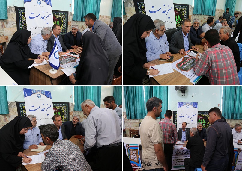حضور مدیرعامل شرکت آب و فاضلاب استان مرکزی در میز خدمت شهر جاورسیان