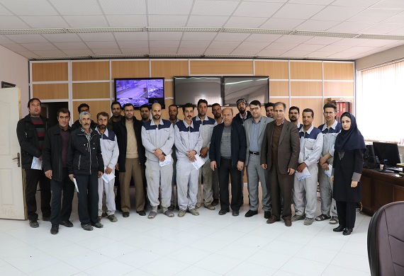 تقدیر ازکارکنان بهره برداری ازتصفیه خانه فاضلاب شهراراک 