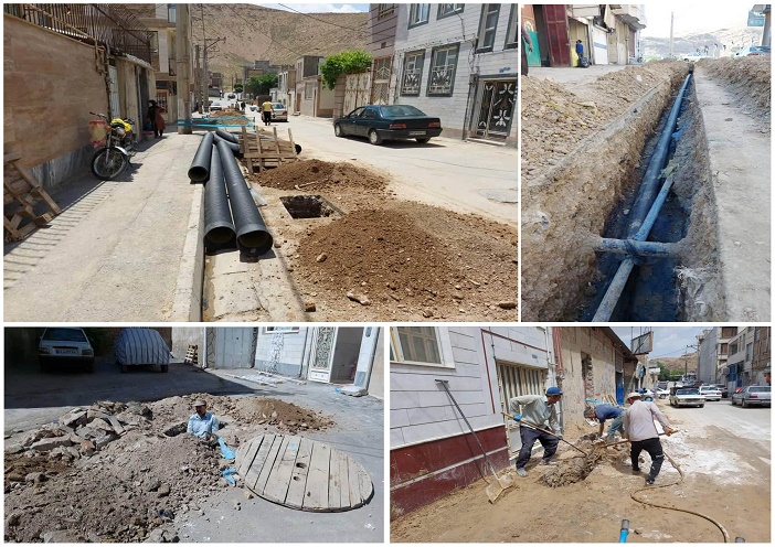 اجراي شبكه جمع آوري فاضلاب منطقه سنگبري كرهرود اراك به پايان رسيد