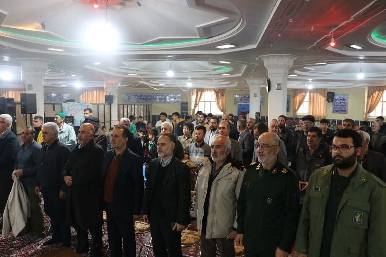 برگزاری مراسم بزرگداشت شهداء و گرامیداشت اعیاد شعبانیه در روستای گوار شهرستان اراک